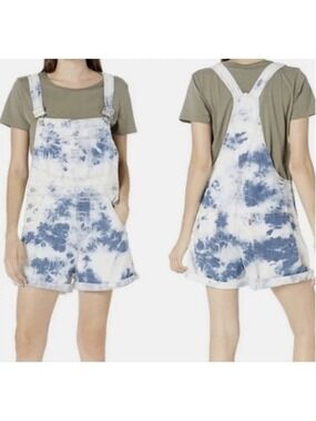 Vintage Levi’s Two Horse 90’s Retro Shortalls Indigo Earthy Overdye Lg Overalls